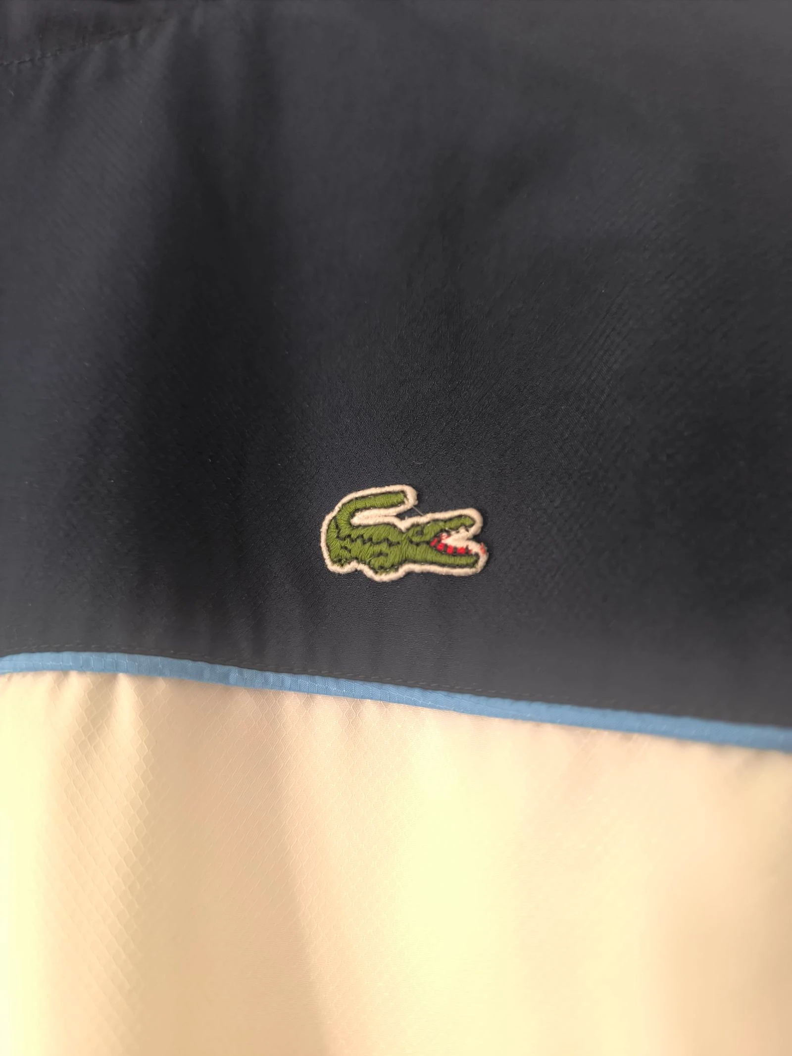 Vest / Windjack Lacoste Sport vintage marineblauw en wit - Maat 6 (XL/XXL) – photo 3